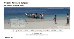 Desktop Screenshot of banyak-island-bungalow.com