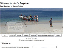 Tablet Screenshot of banyak-island-bungalow.com